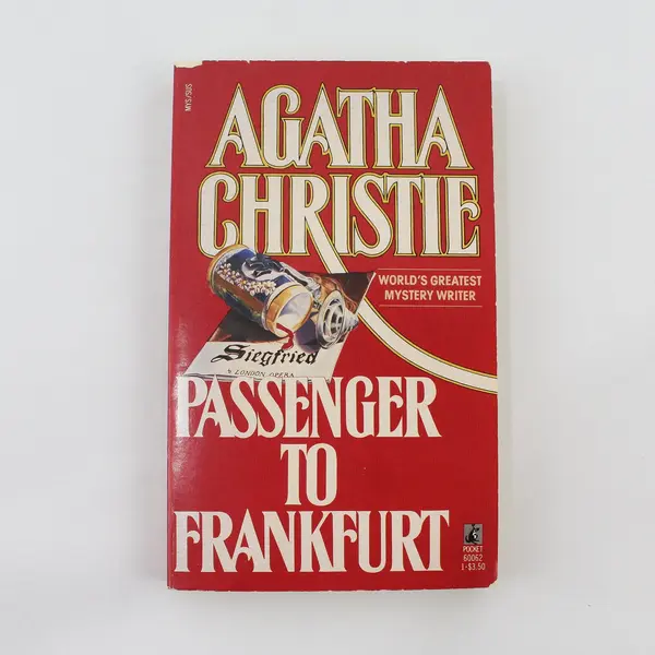 Lot 2 Agatha Christie Vintage PB Passenger to Frankfurt The Mysterious Mr Quin