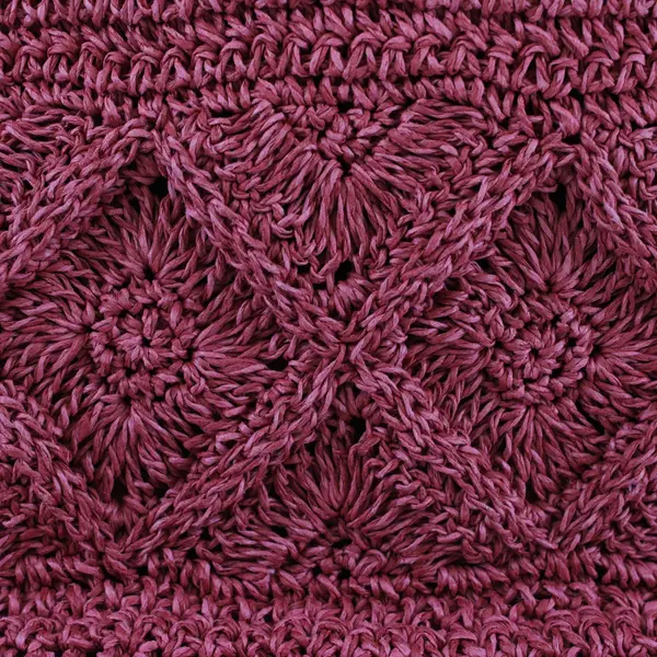 St. John's Bay Pink Woven Paper Straw Shoulder Bag Purse