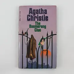 Vintage 1978 Agatha Christie Mystery Novel The Boomerang Clue Paperback Good