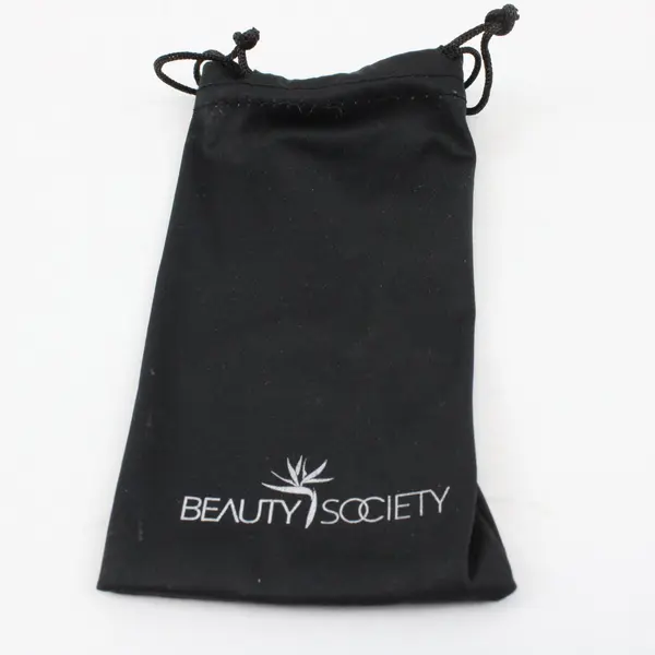 Beauty Society Women's Black Frame Sunglasses w/ Black Bag Case