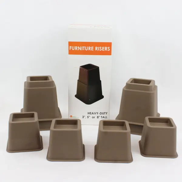Home & Garden Aids Heavy Duty Furniture Risers Set of 4 Bed Sofa Table