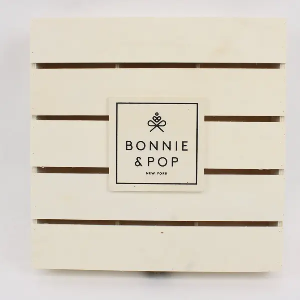 Bonnie & Pop Nut Gift Basket Wooden Box with Metal Latch