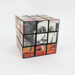 Atemperator 3x3 Photo Puzzle Cube Literary Historical Figures Used