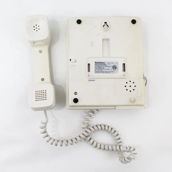 Vtg Radio Shack Big Button Push Button Telephone with Fire Police And Medical
