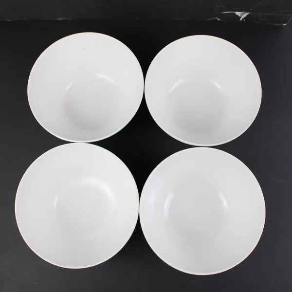 Isaac Mizrahi 4pc Melamine Bowl Set Black White Botanical Leaf Floral