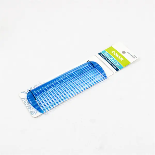 Conair Detangle & Style Blue Wide Tooth Comb