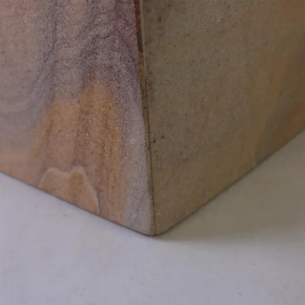 Beige Solid Stone Tissue Box Cover 