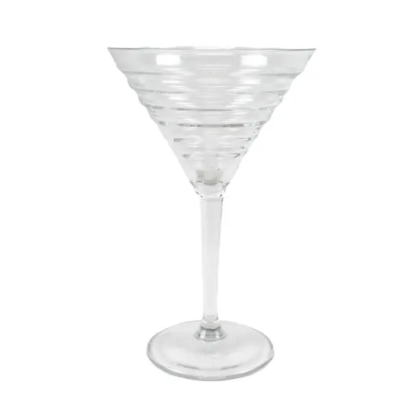 Anchor Hocking Celebrate Pattern Clear Glass Martini 9 Oz Cocktail Glass 7.25"