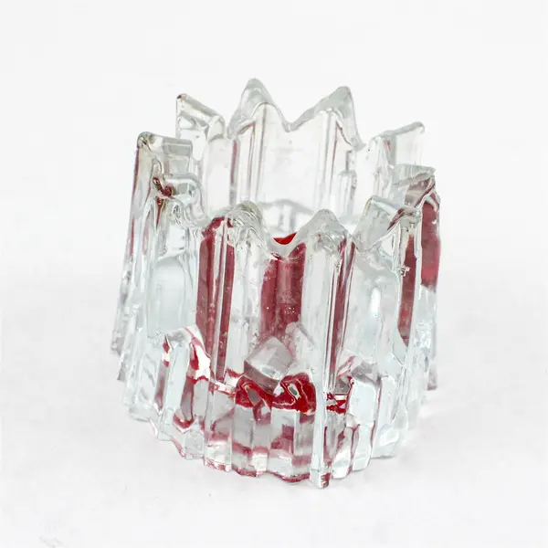 Kosta Boda Polar Votive Candle Holder Clear Modern Decor Collectible