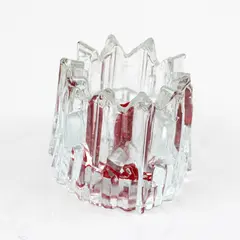 Kosta Boda Polar Votive Candle Holder Clear Modern Decor Collectible
