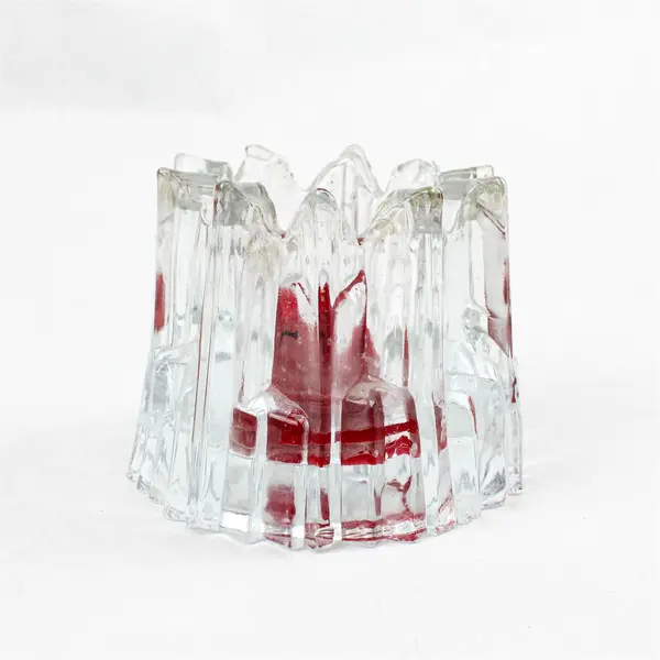 Kosta Boda Polar Votive Candle Holder Clear Modern Decor Collectible