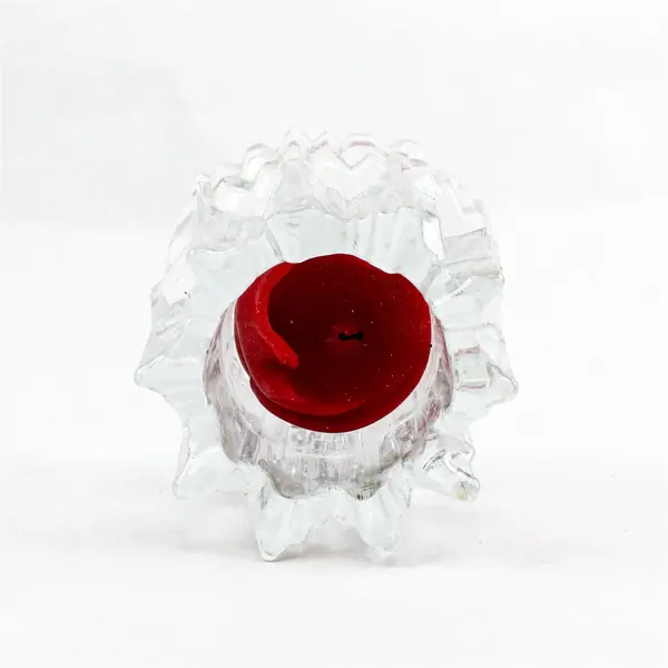 Kosta Boda Polar Votive Candle Holder Clear Modern Decor Collectible