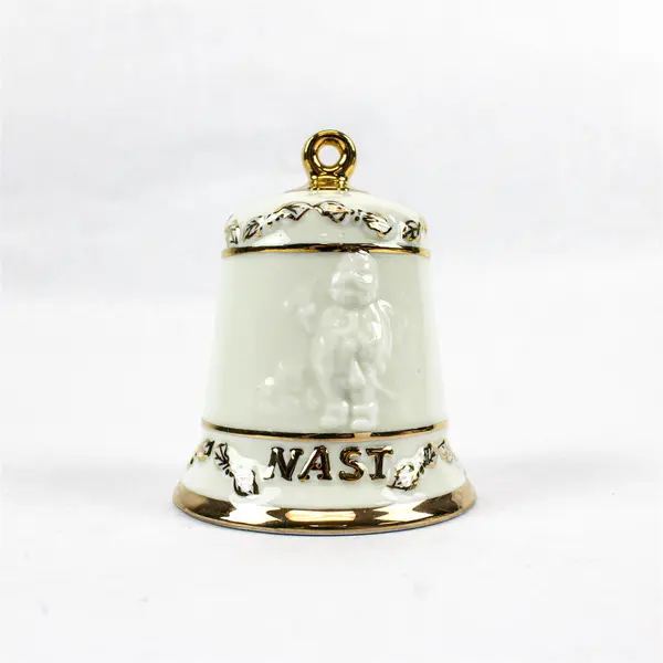 Vintage Duncan Royale Christmas Bell NAST Santa Collectors Club Exclusive 1990