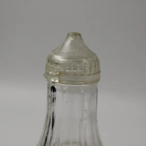 30s Vintage Anchor Hocking "Hobnail" Clear Glass Decanter
