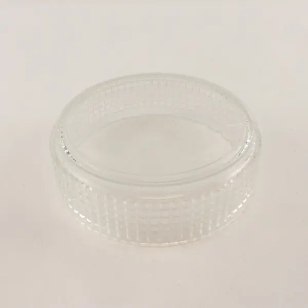 Vintage Avon Diamond-Cut Crystal Glass Trinket Dish