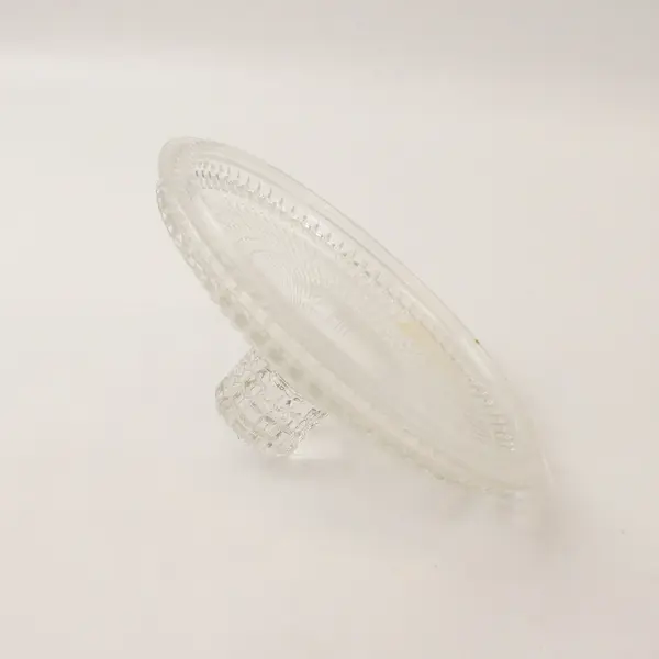 Vintage Avon Diamond-Cut Crystal Glass Trinket Dish