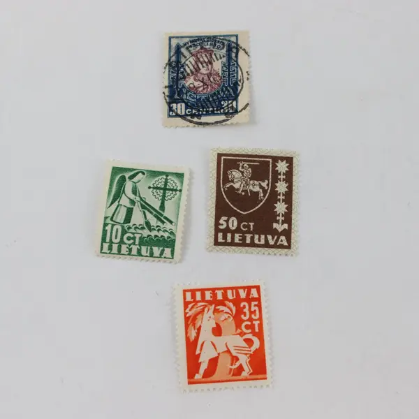 Lot of 7 Lithuania Stamps 1920s-1940s Used