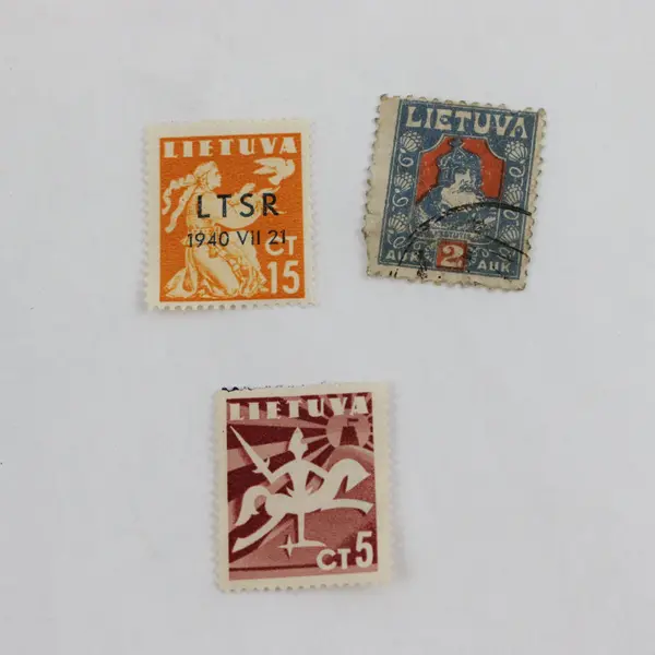 Lot of 7 Lithuania Stamps 1920s-1940s Used