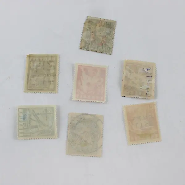 Lot of 7 Lithuania Stamps 1920s-1940s Used