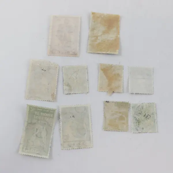 Lot Of 9 Ireland Stamps 1920s-1950s Used