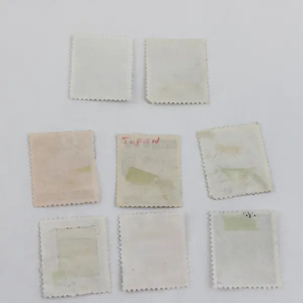 Lot Of 8 Japan Temple Stamps 1930s-1960s Used