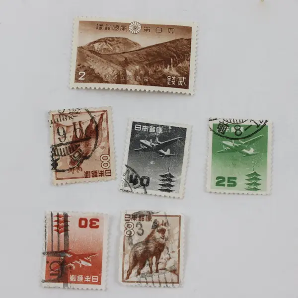 Lot Of 10 Japan Stamps 1940s-1950s Used