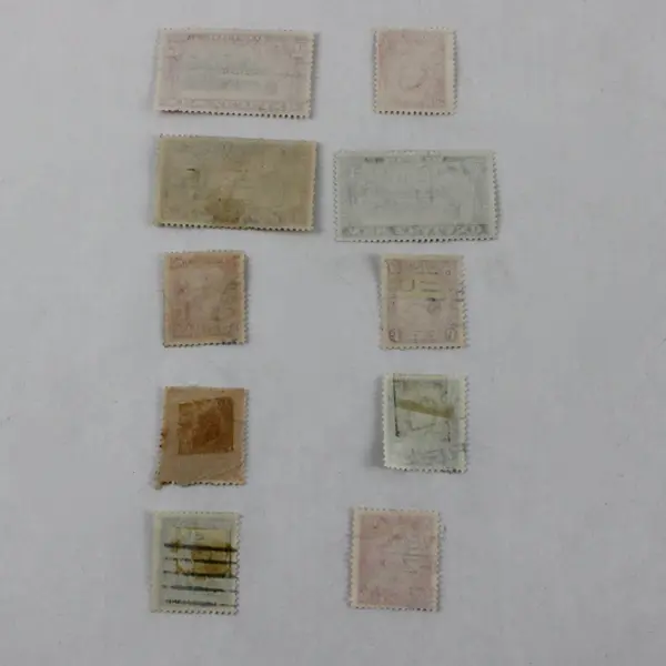 Lot of 10 Used New Zealand Postage Stamps Mixed Vintage Uncertified