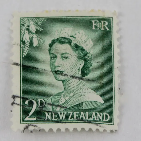Lot of 10 Used New Zealand Postage Stamps Mixed Vintage Uncertified