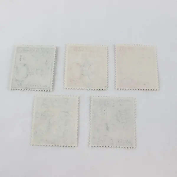 Lot Of 5 Malta 1956-57 Queen Elizabeth II Stamps SC #246-49 #252