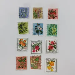 Lot Of 12 Switzerland Pro Juventute Flowers Fruit 1970s Stamps MLH CTO