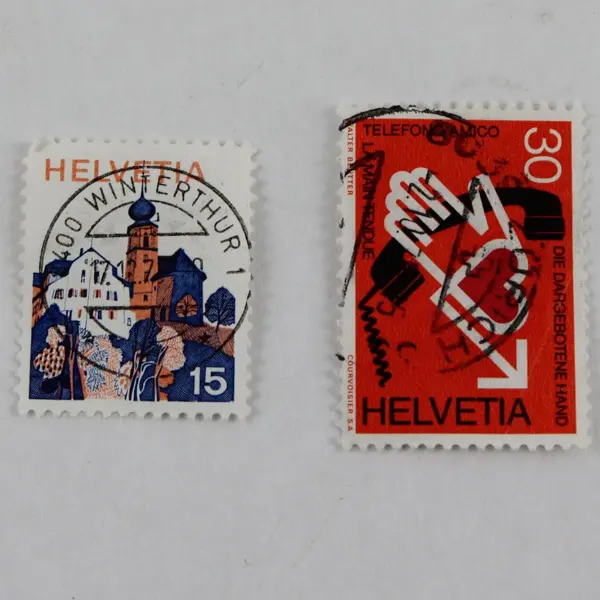 Lot of 31 Switzerland Mixed Commemorative Stamps 1950s-1970s Used