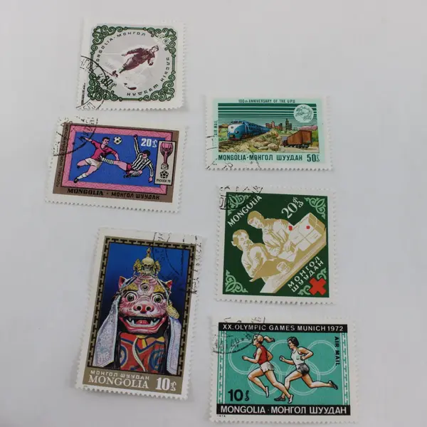 Lot Of 26 Mongolia Mixed Commemorative Stamps Mint Hinged CTO