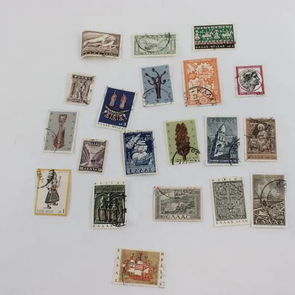 Lot Of 20 Greece Mixed Stamps 1920s-1970s Used