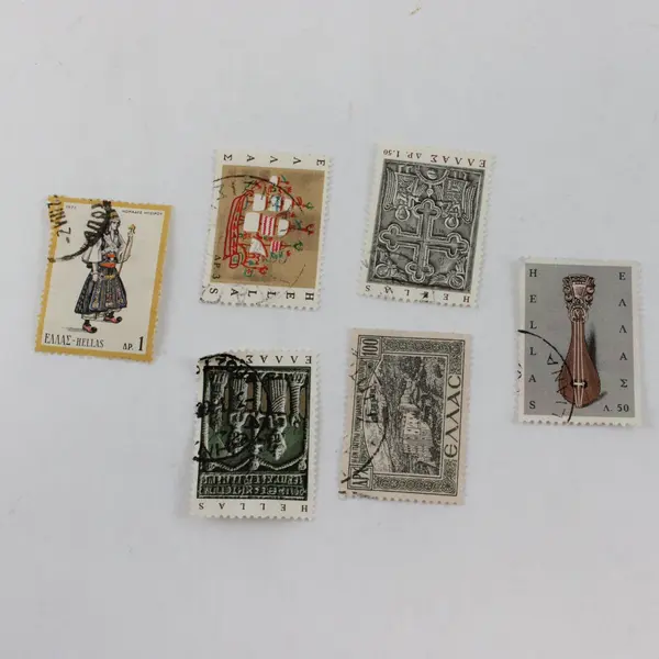 Lot Of 20 Greece Mixed Stamps 1920s-1970s Used