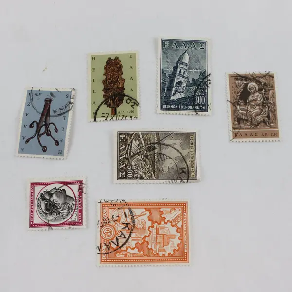 Lot Of 20 Greece Mixed Stamps 1920s-1970s Used