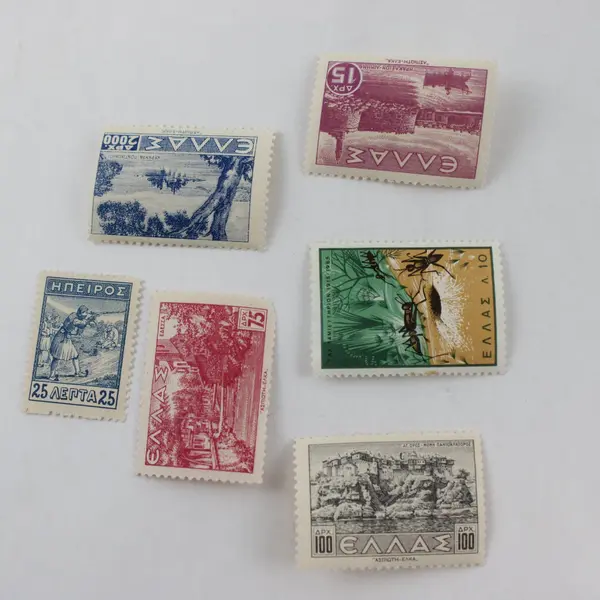Lot Of 18 Greece Stamps 1920s-1960s Mint Hinged