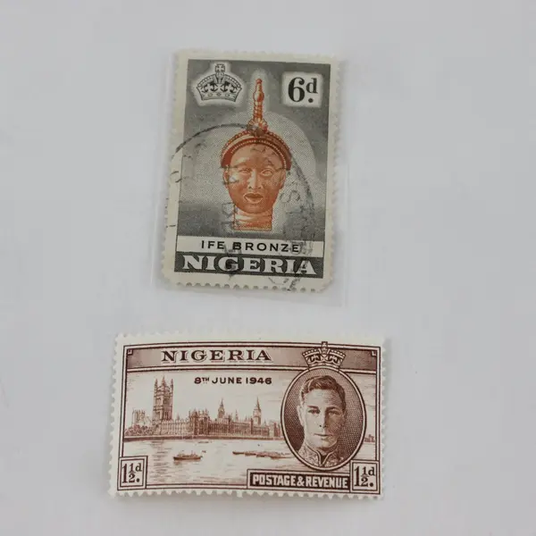 Lot Of 4 Nigeria Stamps 1940s-1950s