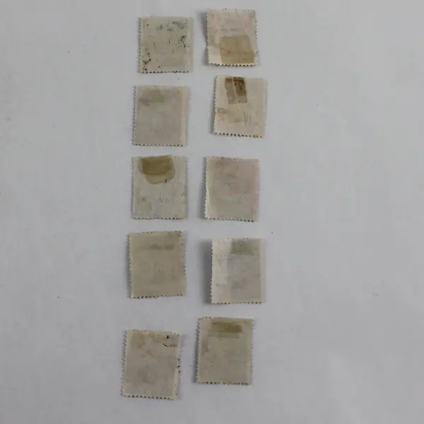 Lot Of 10 Egypt King Fuad I Stamps 1930s Used
