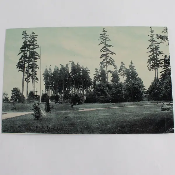 Lot Of 3 VTG Seattle Washington Park Litho Postcards Woodland Kinnear Madrona 