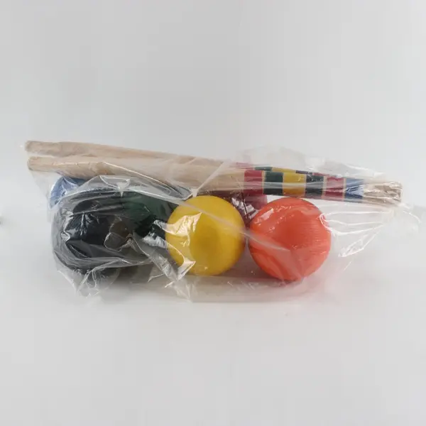 Halex 9-Wicket Croquet Set 6 Mallets 9 Metal Wickets/Hoops 6 Balls Stakes