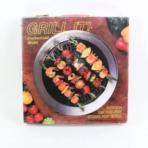 Grill It Professional Indoor Smokeless Stove Top Grill Gas Electric
