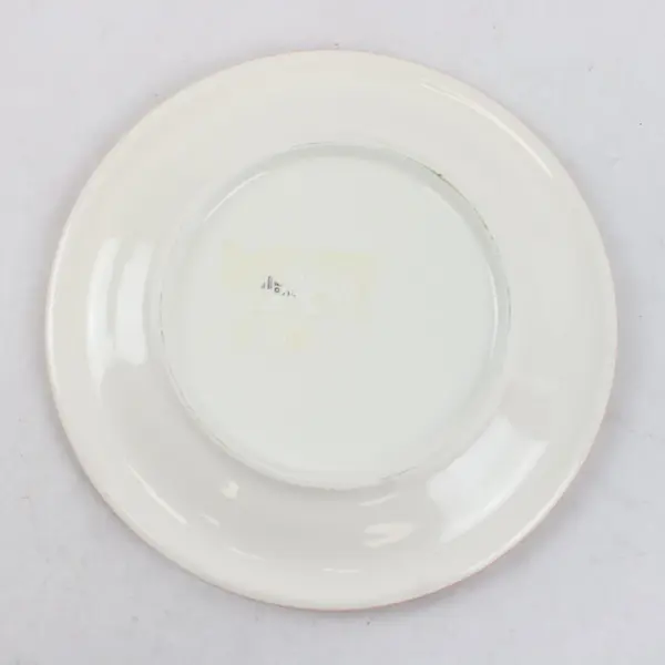 Unbranded 8in Ceramic Decorative Plate Yellow White Green