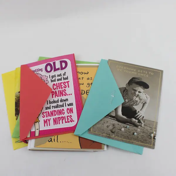 Leanin' Tree Lot of 8 Funny Birthday Cards w/ Envelopes New Unused