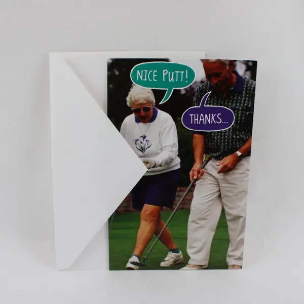 American Greetings Share A Laugh Golf Humor Birthday Card UNUSED