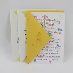 Lot of 3 Hallmark Heartfelt Birthday Cards for Friends UNUSED