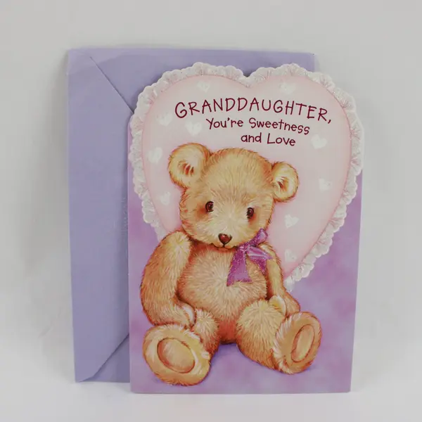 Hallmark Expressions Valentine's Day Card for Granddaughter UNUSED