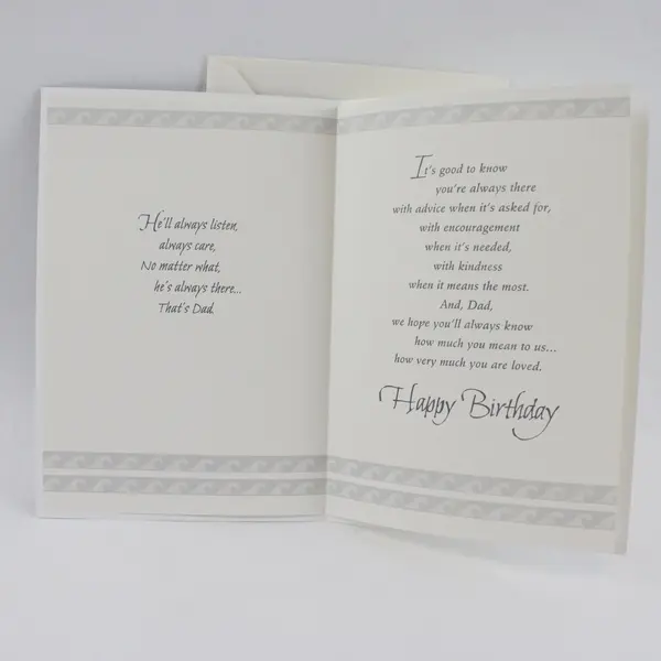 Hallmark Expressions Heartfelt Birthday Card for Dad UNUSED