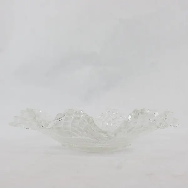 Unbranded Glass Geometric Decorative Dish
