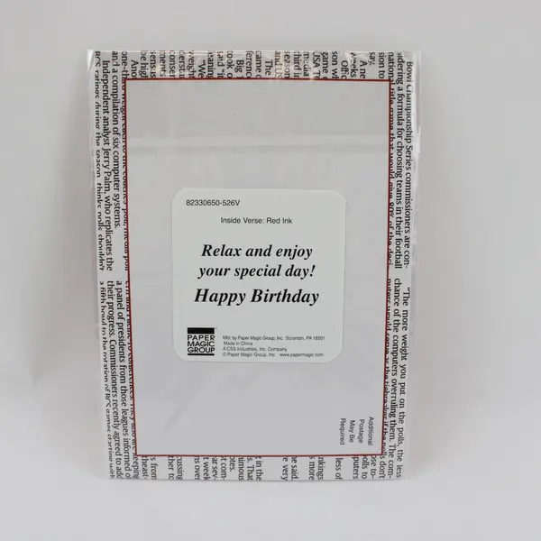 Paper Magic Group 3D Interactive Birthday Card UNUSED