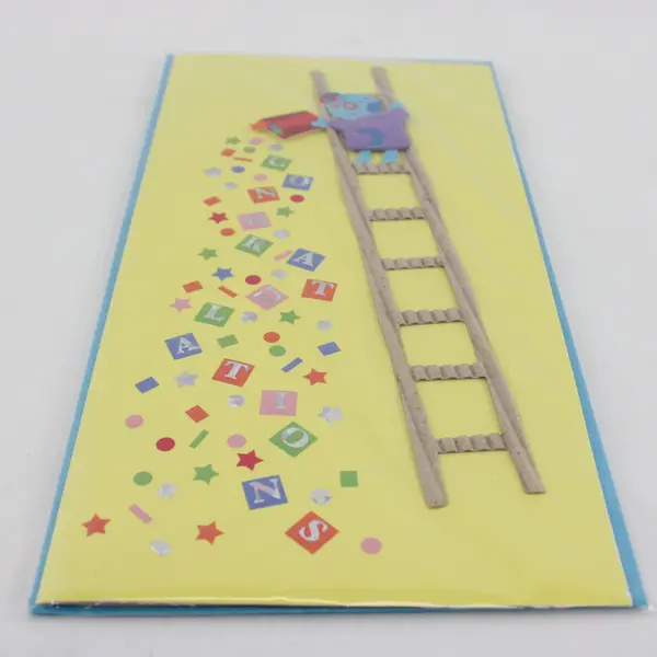 Paper Magic Group Congratulations Colorful 3D Art Card UNUSED